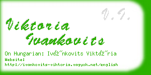 viktoria ivankovits business card